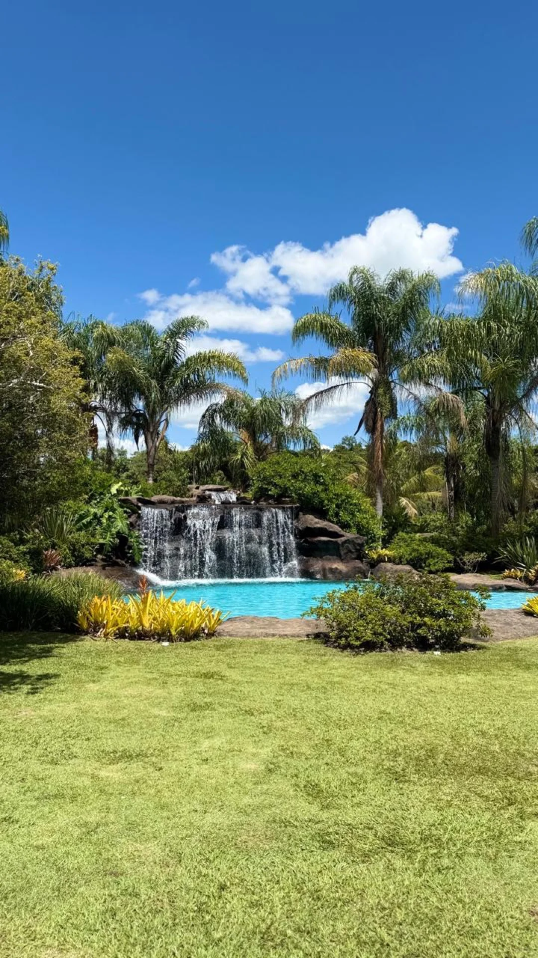 Piscina vista frontal